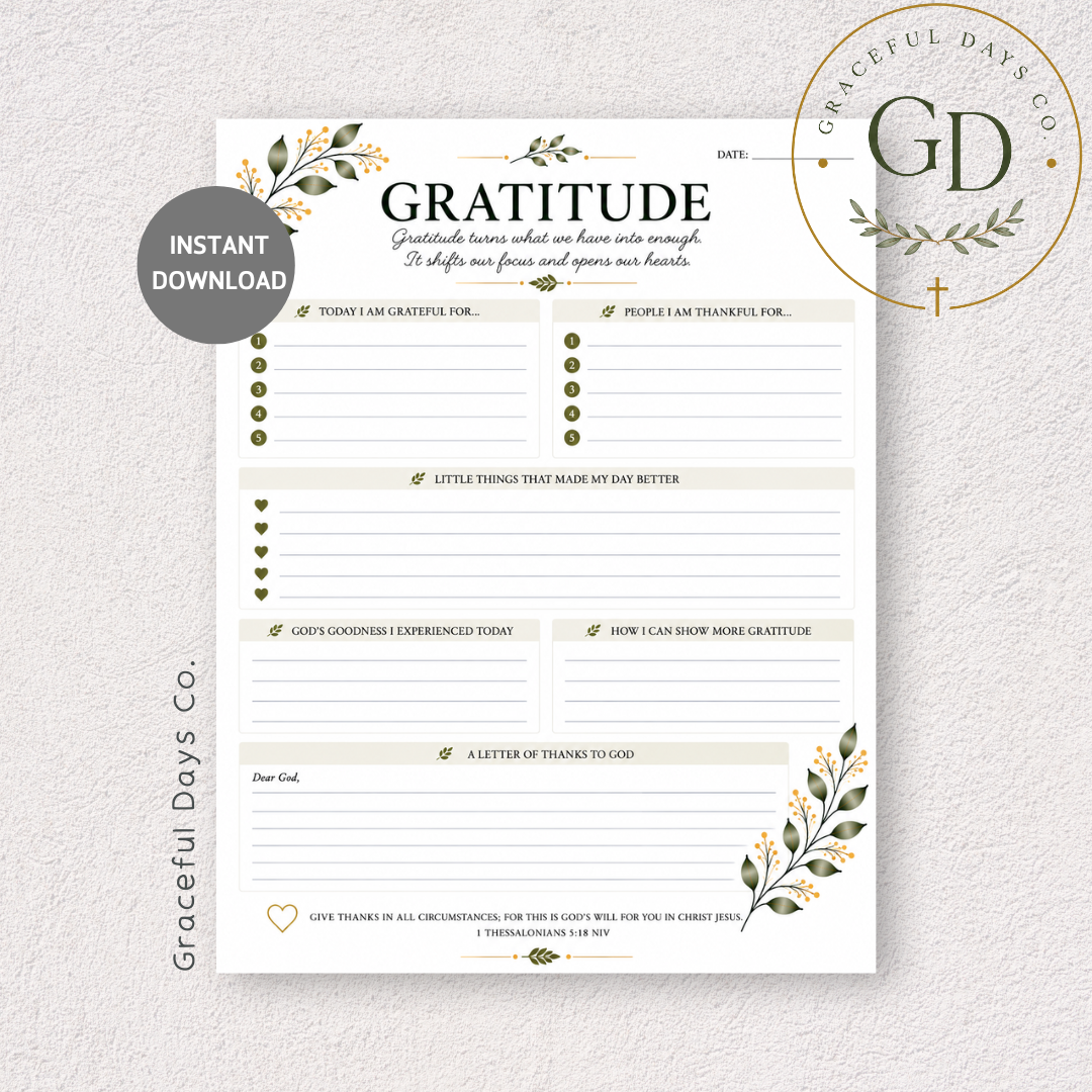 Faith Planner Printable Bundle