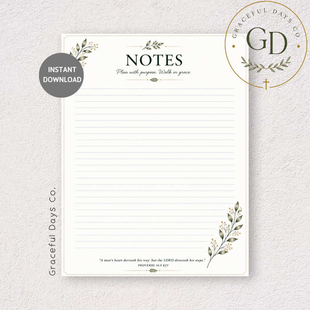 Faith Planner Printable Bundle